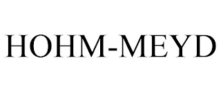 HOHM-MEYD Trademark Image