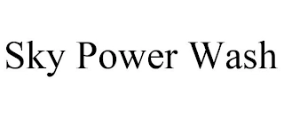 SKY POWER WASH Trademark Image