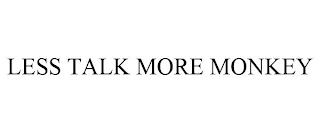 LESS TALK MORE MONKEY Trademark Image