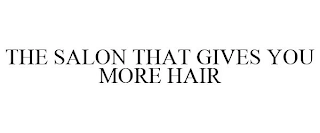 THE SALON THAT GIVES YOU MORE HAIR Trademark Image