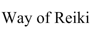 WAY OF REIKI Trademark Image