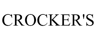 CROCKER'S Trademark Image