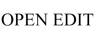 OPEN EDIT Trademark Image