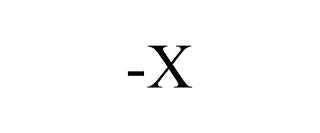 -X Trademark Image
