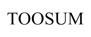 TOOSUM Trademark Image