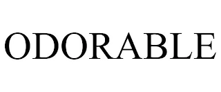 ODORABLE Trademark Image