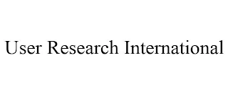 USER RESEARCH INTERNATIONAL Trademark Image