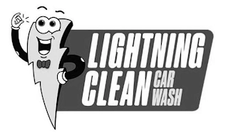 LIGHTNING CLEAN CAR WASH Trademark Image