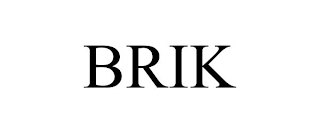 BRIK Trademark Image