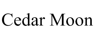 CEDAR MOON Trademark Image