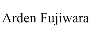 ARDEN FUJIWARA Trademark Image