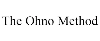 THE OHNO METHOD Trademark Image