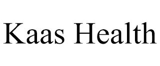 KAAS HEALTH Trademark Image