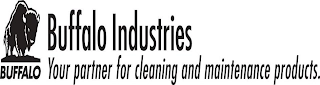 BUFFALO BUFFALO INDUSTRIES YOUR PARTNER FOR CLEANING AND MAINTENANCE PRODUCTS. Trademark Image