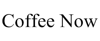 COFFEE NOW Trademark Image
