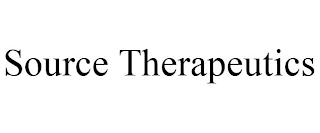SOURCE THERAPEUTICS Trademark Image