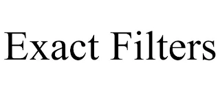 EXACT FILTERS Trademark Image