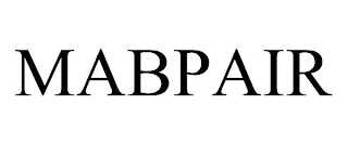 MABPAIR Trademark Image