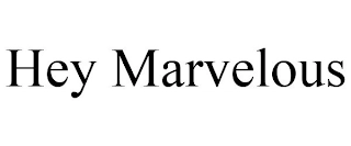 HEY MARVELOUS Trademark Image