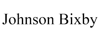 JOHNSON BIXBY Trademark Image