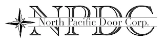 NPDC NORTH PACIFIC DOOR CORP. Trademark Image