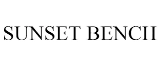 SUNSET BENCH Trademark Image