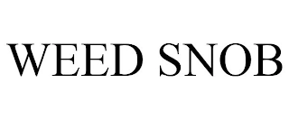 WEED SNOB Trademark Image
