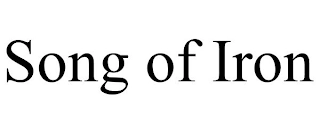 SONG OF IRON Trademark Image