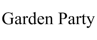 GARDEN PARTY Trademark Image