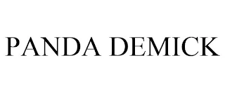 PANDA DEMICK Trademark Image