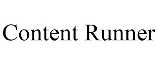 CONTENT RUNNER Trademark Image