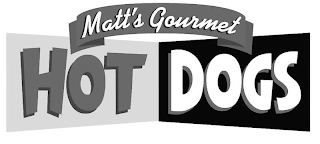 MATT'S GOURMET HOT DOGS Trademark Image