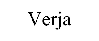 VERJA Trademark Image