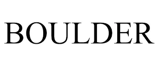 BOULDER Trademark Image
