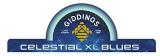 GIDDINGS LATIN AMERICA SINCE 1985 CELESTIAL XL BLUES Trademark Image