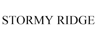 STORMY RIDGE Trademark Image