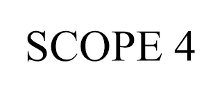 SCOPE 4 Trademark Image