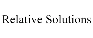 RELATIVE SOLUTIONS Trademark Image