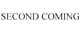 SECOND COMING Trademark Image