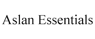 ASLAN ESSENTIALS Trademark Image