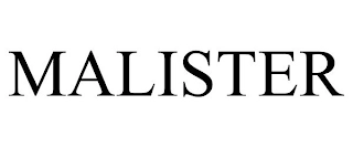 MALISTER Trademark Image