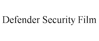DEFENDER SECURITY FILM Trademark Image