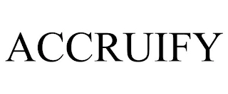 ACCRUIFY Trademark Image