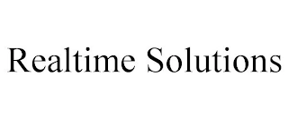 REALTIME SOLUTIONS Trademark Image