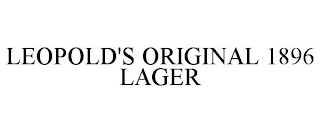 LEOPOLD'S ORIGINAL 1896 LAGER Trademark Image