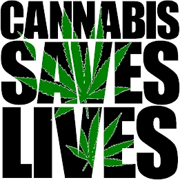 CANNABIS SAVES LIVES Trademark Image