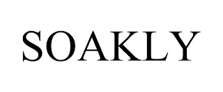 SOAKLY Trademark Image