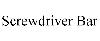 SCREWDRIVER BAR Trademark Image