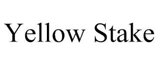 YELLOW STAKE Trademark Image