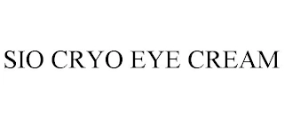 SIO CRYO EYE CREAM Trademark Image